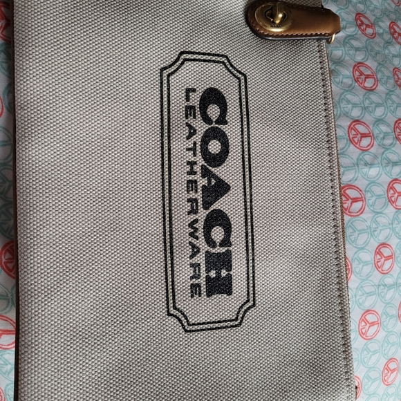 Coach Canvas Clutch - Picture 2 of 6